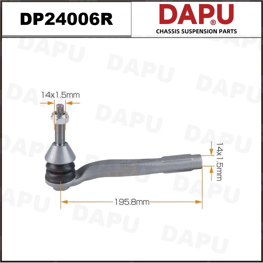DP24006R Tie Rod End — DAPU AUTO PARTS