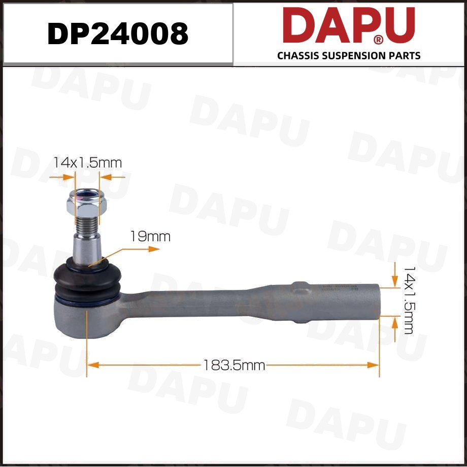 DP24008 Tie Rod End — DAPU AUTO PARTS