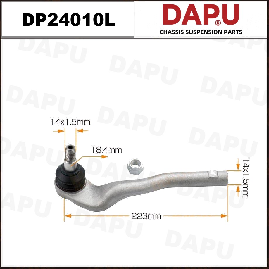 DP24010L Tie Rod End — DAPU AUTO PARTS
