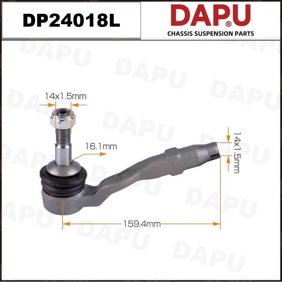 DP24018L Tie Rod End — DAPU AUTO PARTS