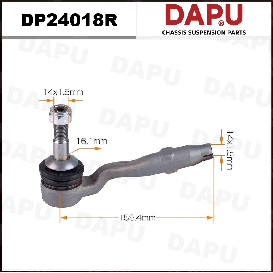 DP24018R Tie Rod End — DAPU AUTO PARTS