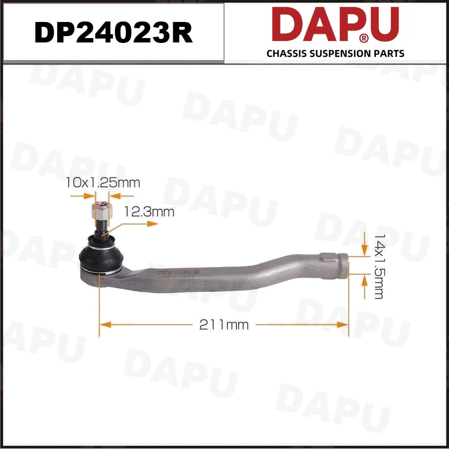 DP24023R Tie Rod End — DAPU AUTO PARTS