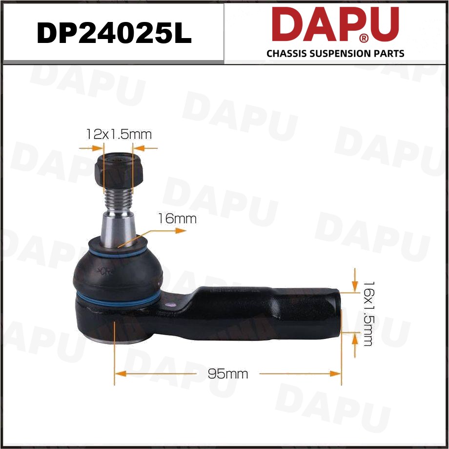 DP24025L Tie Rod End — DAPU AUTO PARTS