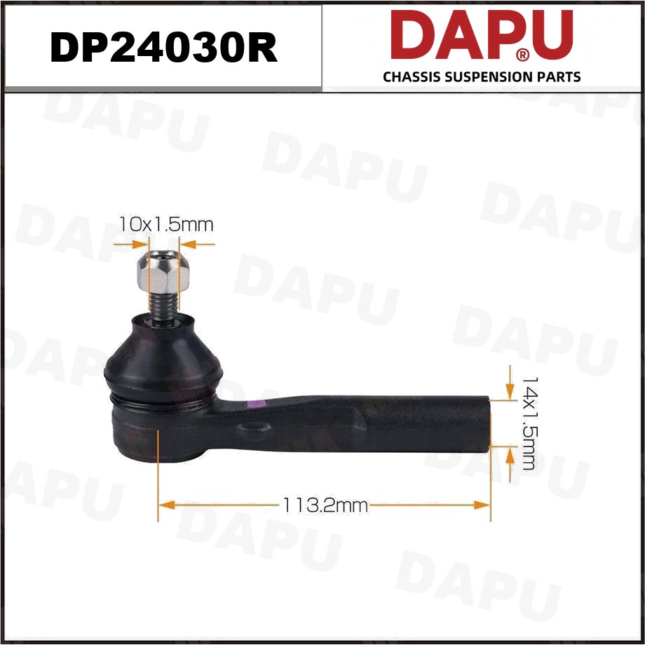 DP24030R Tie Rod End — DAPU AUTO PARTS