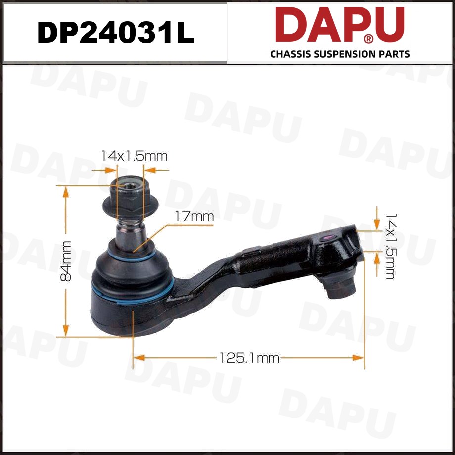 DP24031L Tie Rod End — DAPU AUTO PARTS