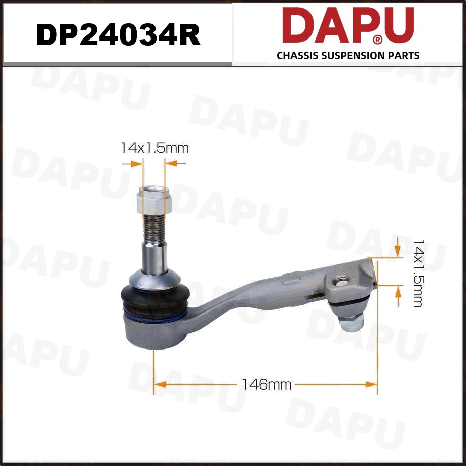 DP24034R Tie Rod End — DAPU AUTO PARTS