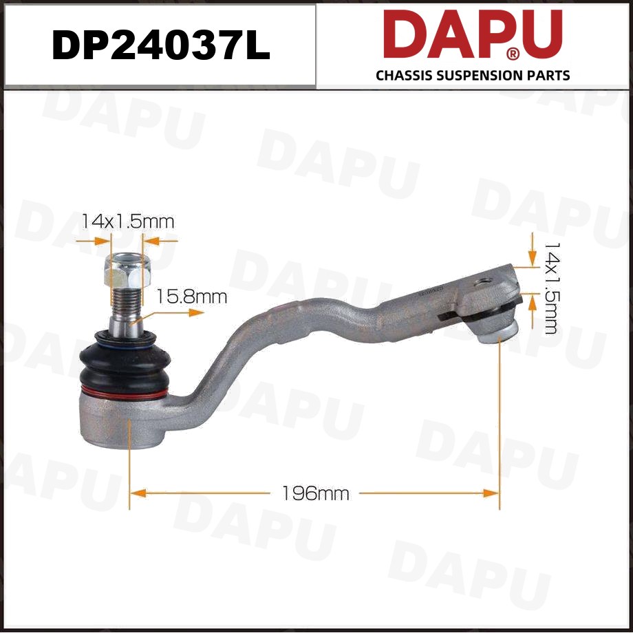 DP24037L Tie Rod End — DAPU AUTO PARTS