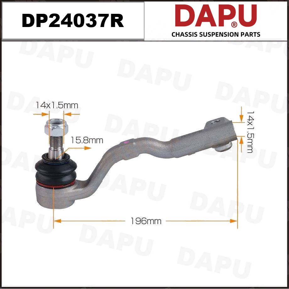 DP24037R Tie Rod End — DAPU AUTO PARTS