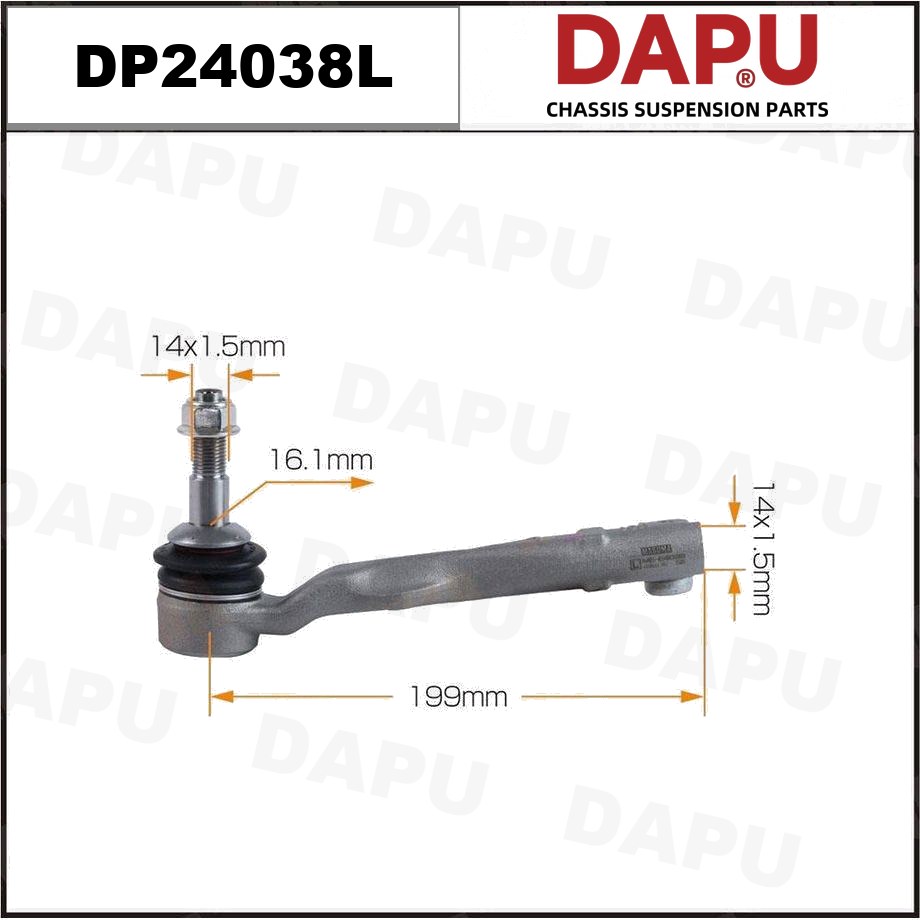 DP24038L Tie Rod End — DAPU AUTO PARTS