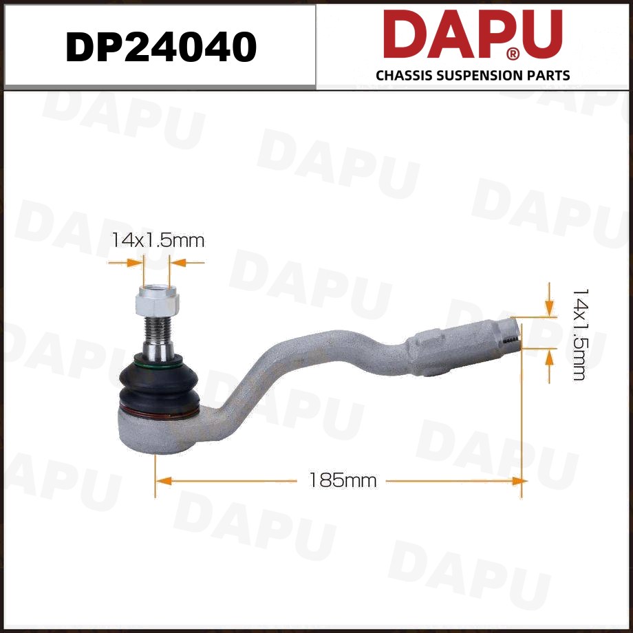 DP24040 Tie Rod End — DAPU AUTO PARTS