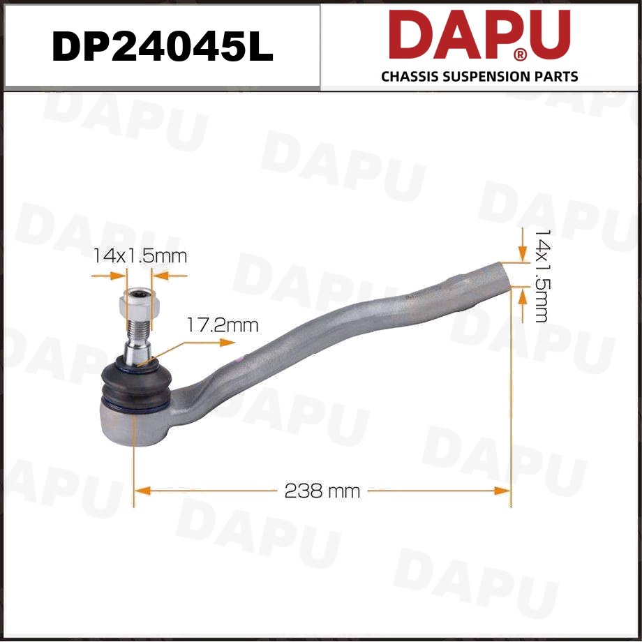 DP24045L Tie Rod End — DAPU AUTO PARTS