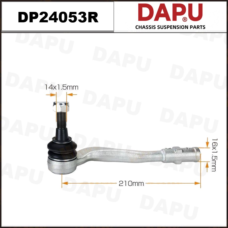 DP24053R Tie Rod End — DAPU AUTO PARTS