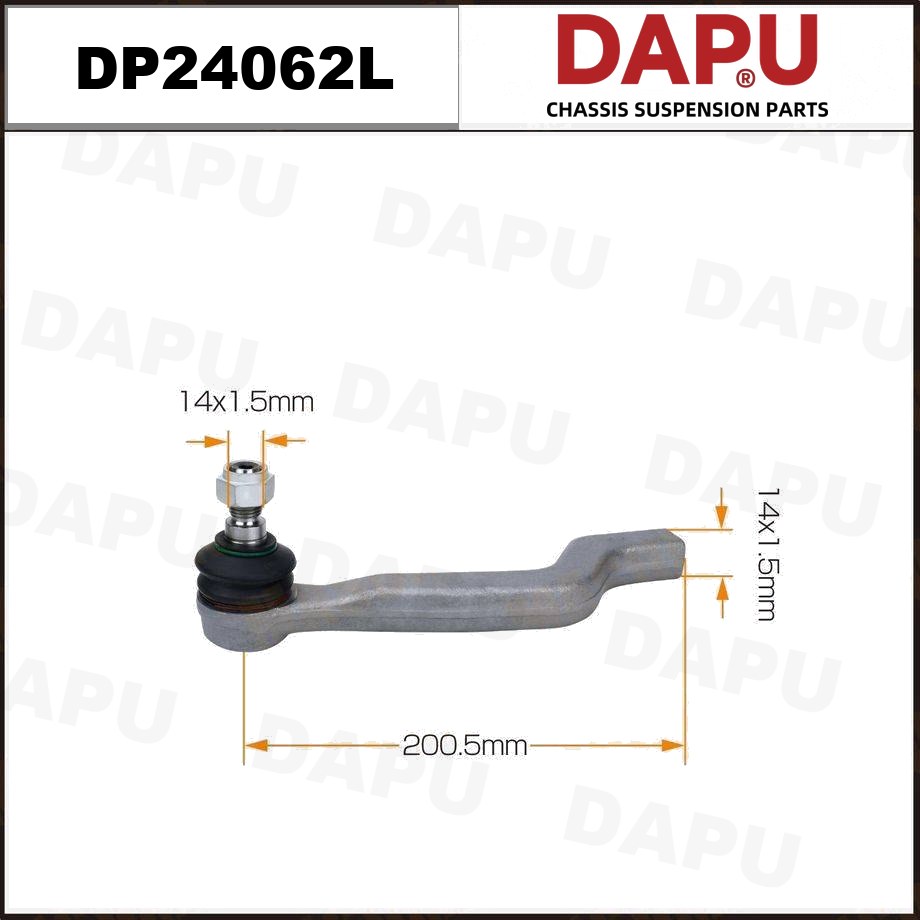 DP24062L Tie Rod End — DAPU AUTO PARTS