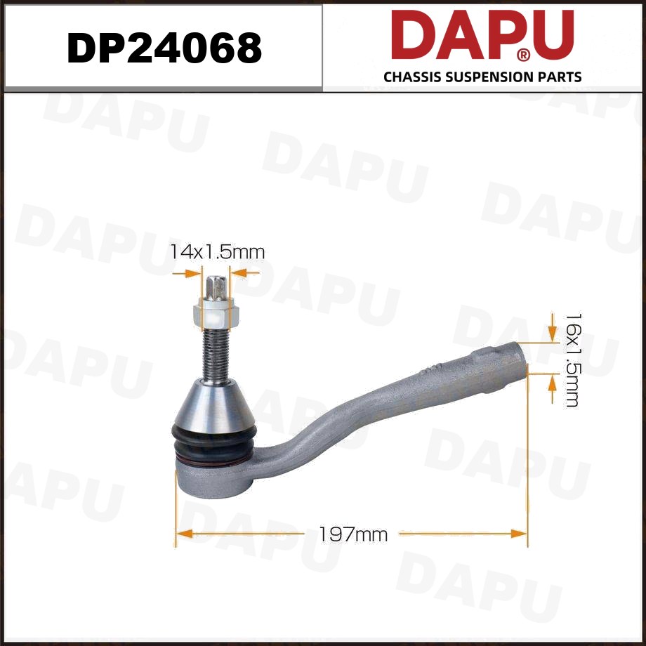 DP24068 Tie Rod End — DAPU AUTO PARTS