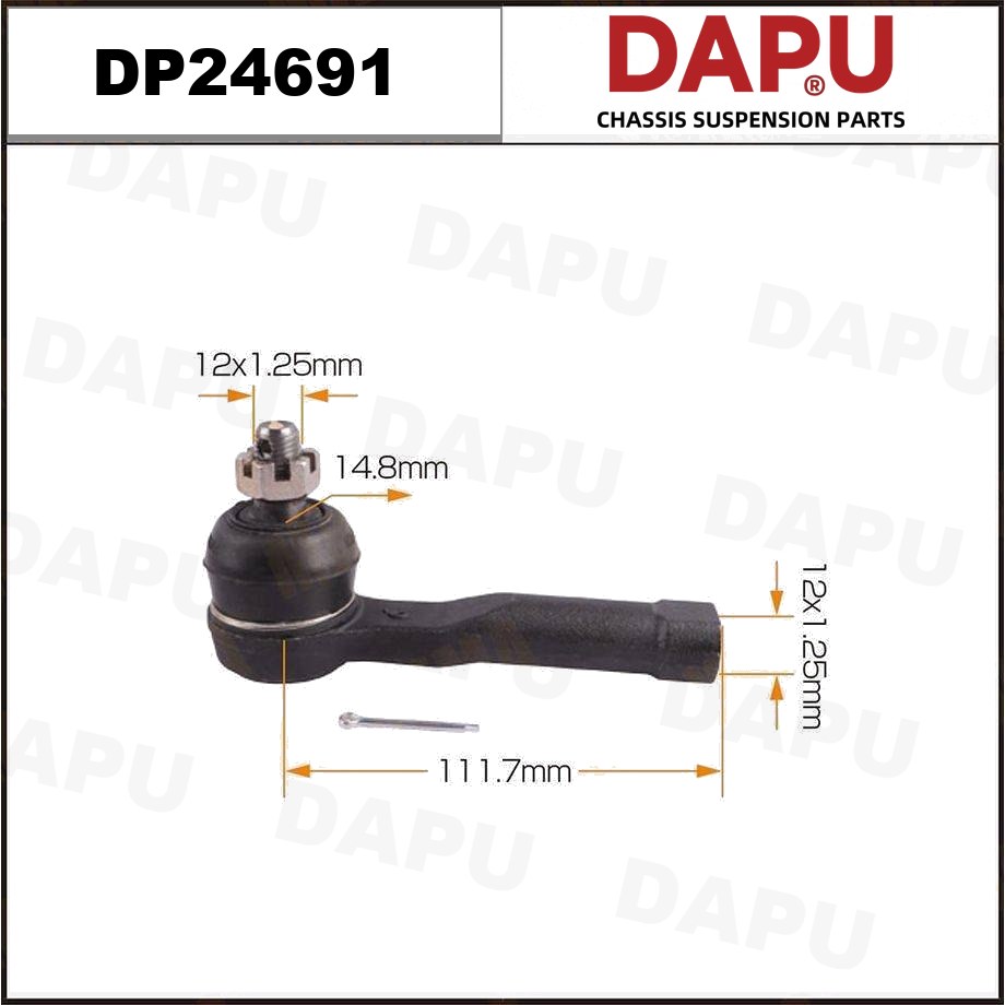 DP24691 Tie Rod End — DAPU AUTO PARTS