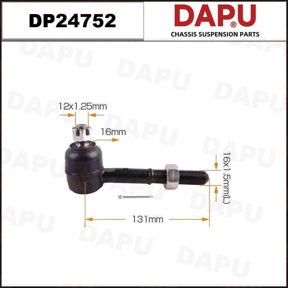 DP24752 Tie Rod End — DAPU AUTO PARTS