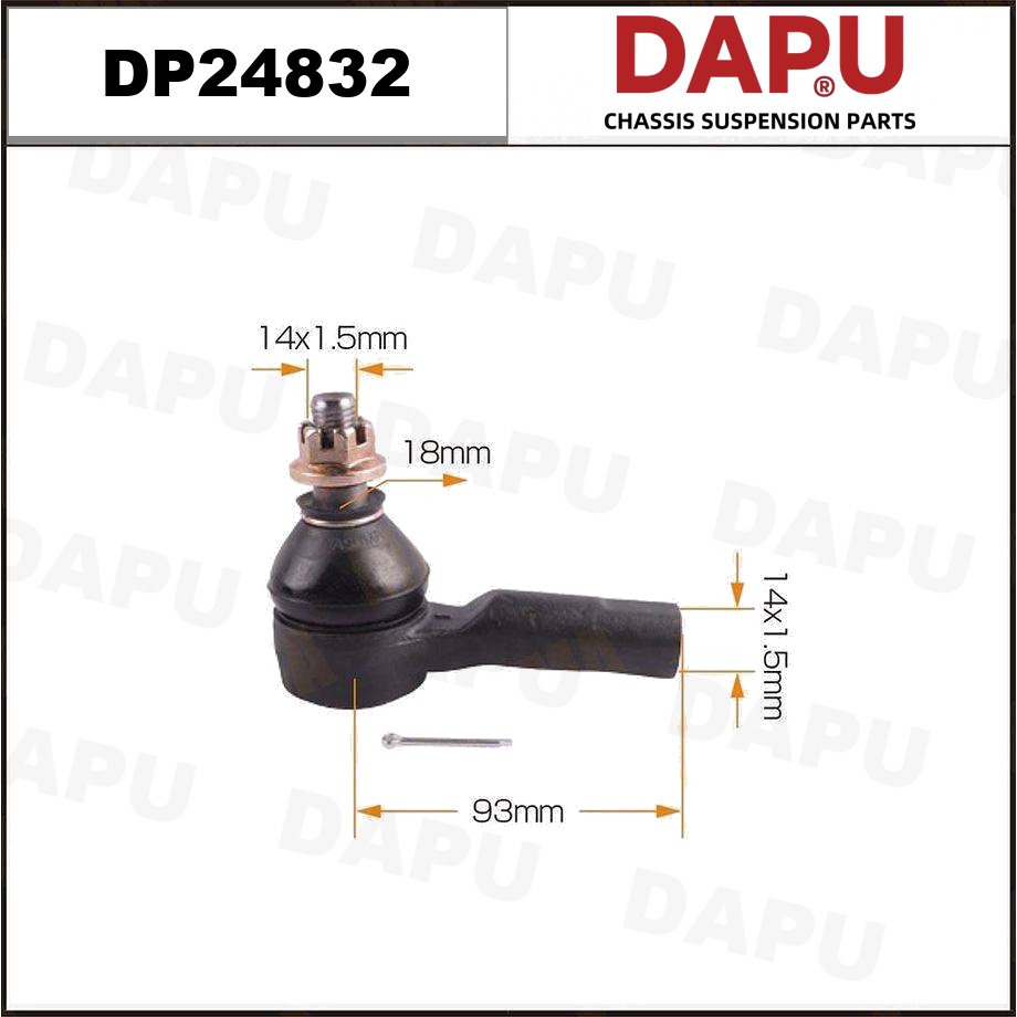 DP24832 Tie Rod End — DAPU AUTO PARTS