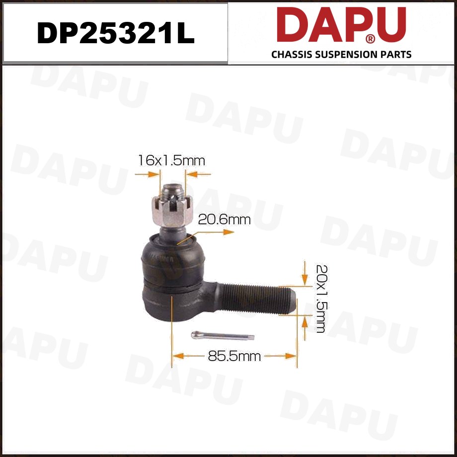 DP25321L Tie Rod End — DAPU AUTO PARTS