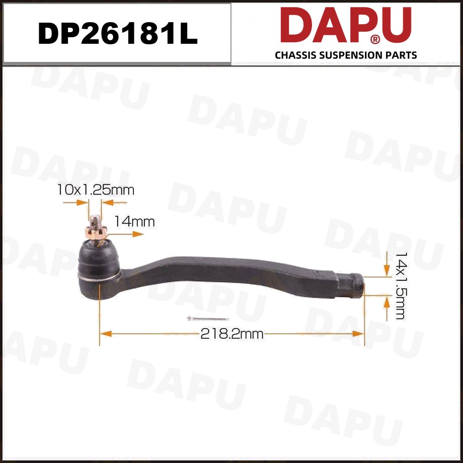DP26181L Tie Rod End — DAPU AUTO PARTS