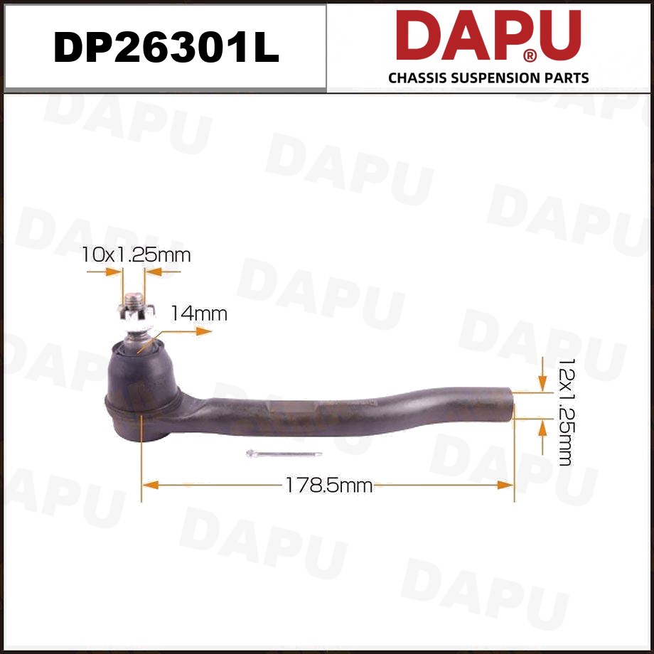 DP26301L Tie Rod End — DAPU AUTO PARTS