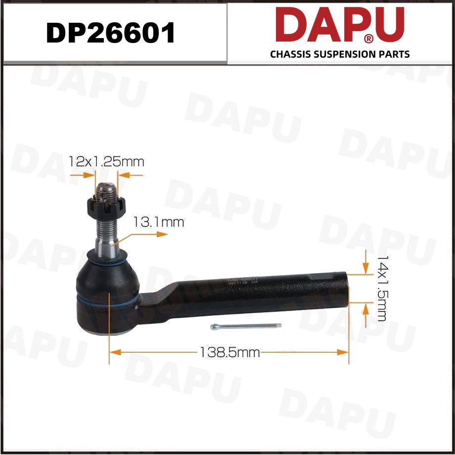 DP26601 Tie Rod End — DAPU AUTO PARTS