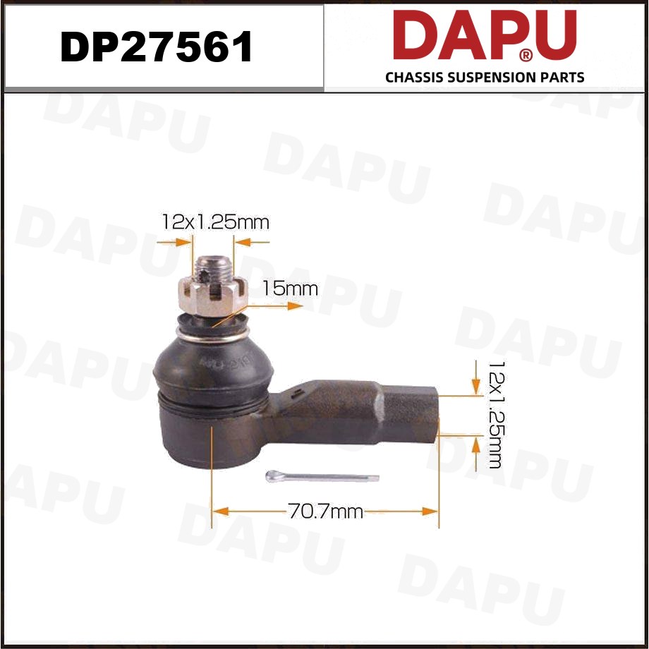 DP27561 Tie Rod End — DAPU AUTO PARTS