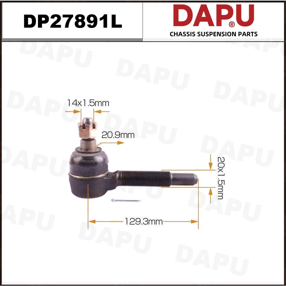 DP27891L Tie Rod End — DAPU AUTO PARTS