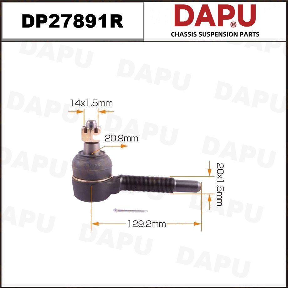 DP27891R Tie Rod End — DAPU AUTO PARTS