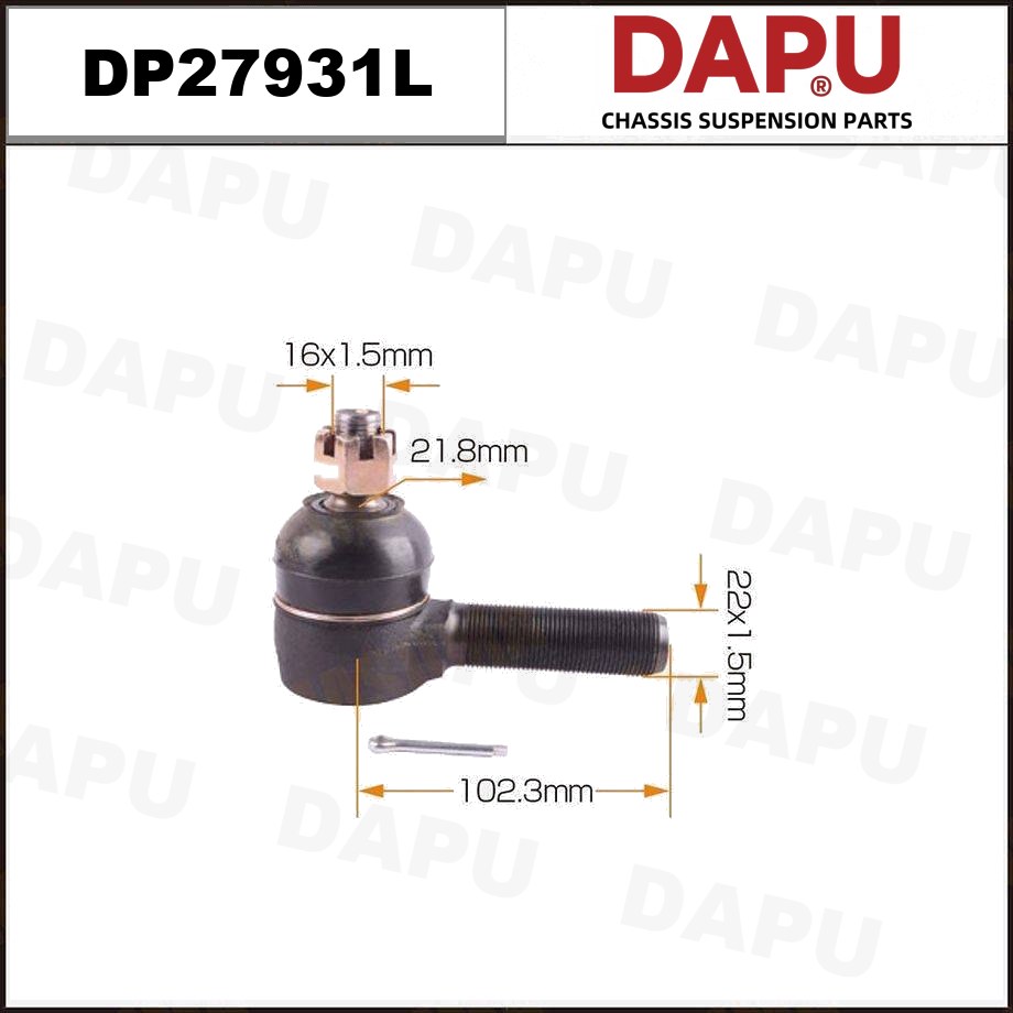 DP27931L Tie Rod End — DAPU AUTO PARTS