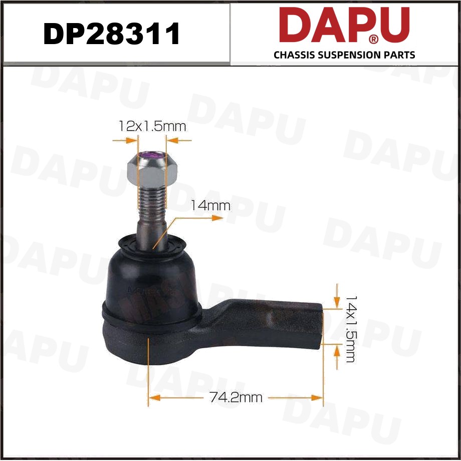 DP28311 Tie Rod End — DAPU AUTO PARTS