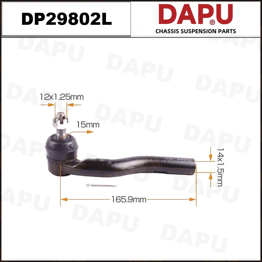 DP29802L Tie Rod End — DAPU AUTO PARTS