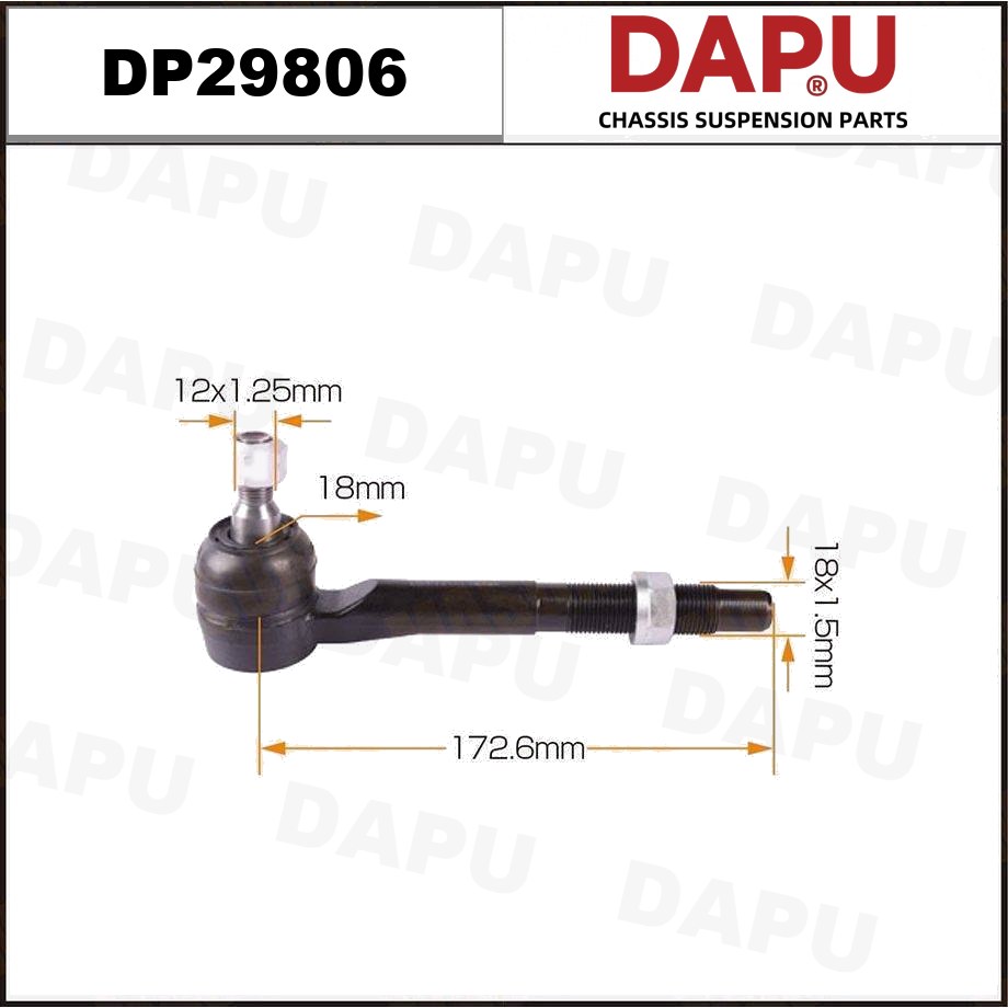 DP29806 Tie Rod End — DAPU AUTO PARTS