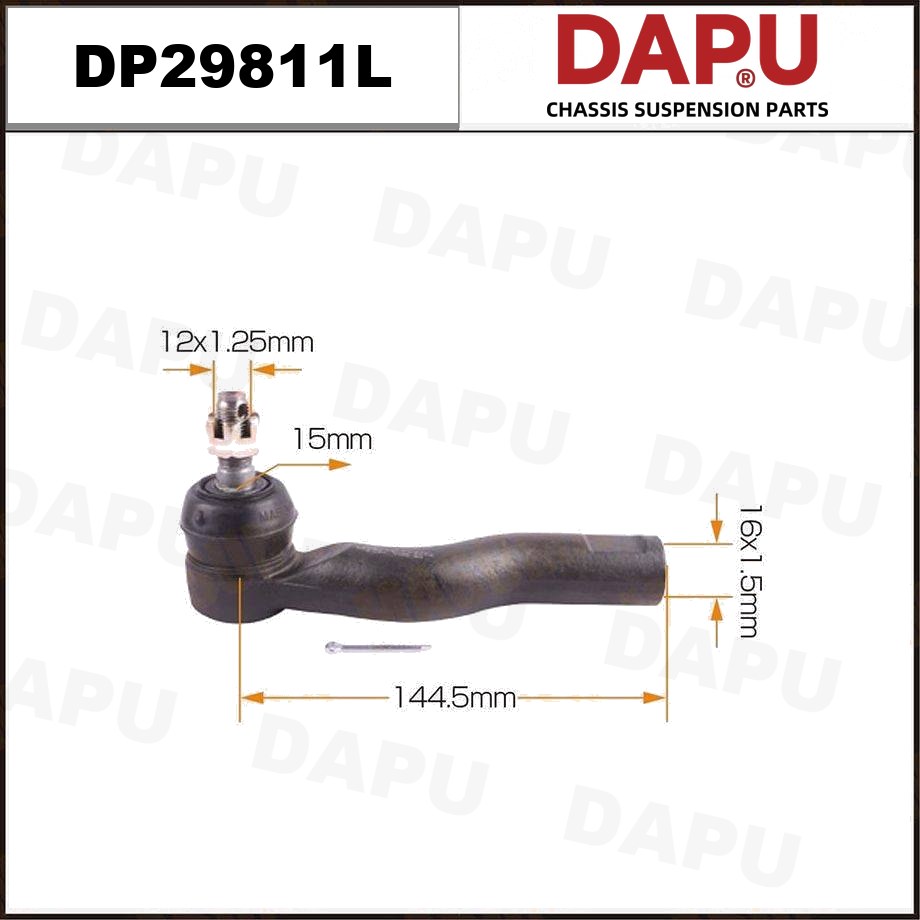 DP29811L Tie Rod End — DAPU AUTO PARTS
