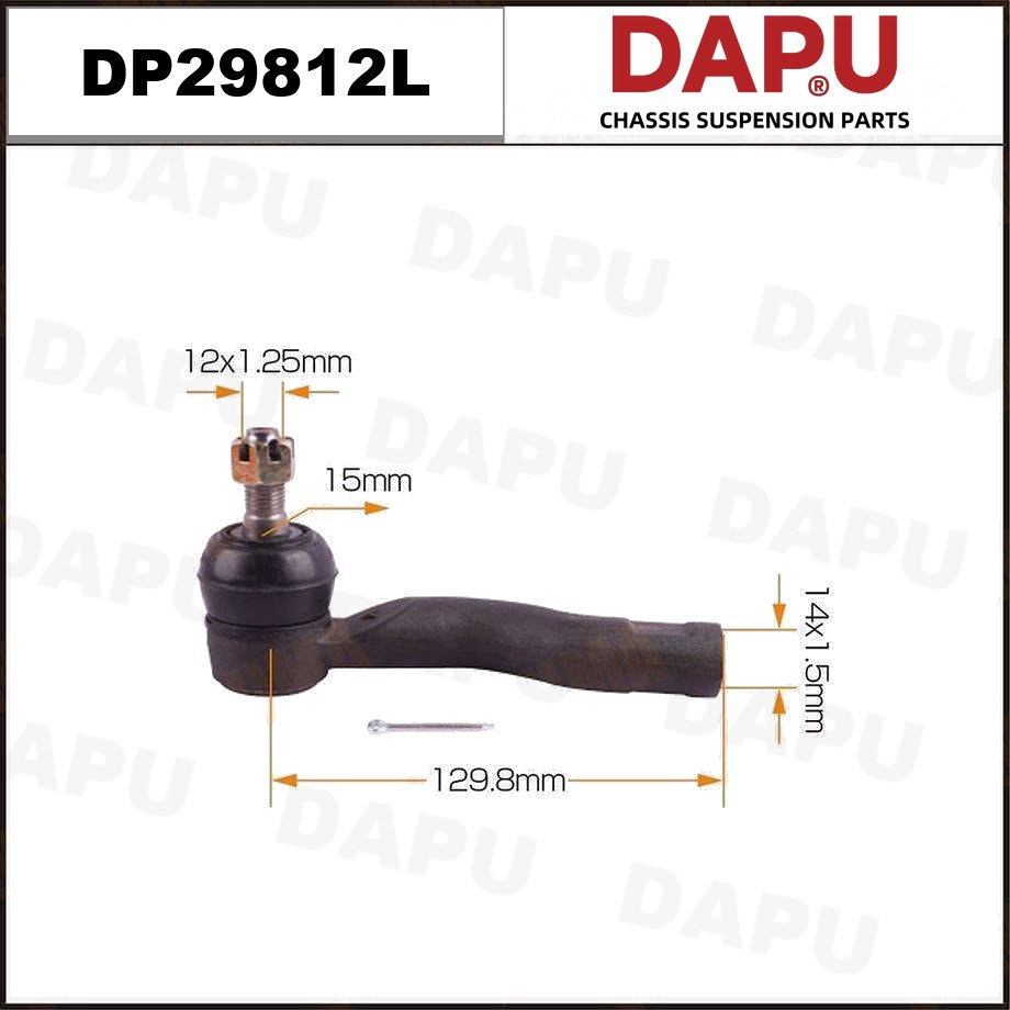 DP29812L Tie Rod End — DAPU AUTO PARTS