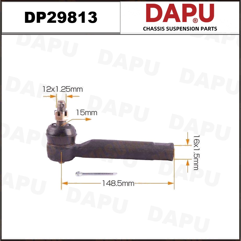 DP29813 Tie Rod End — DAPU AUTO PARTS