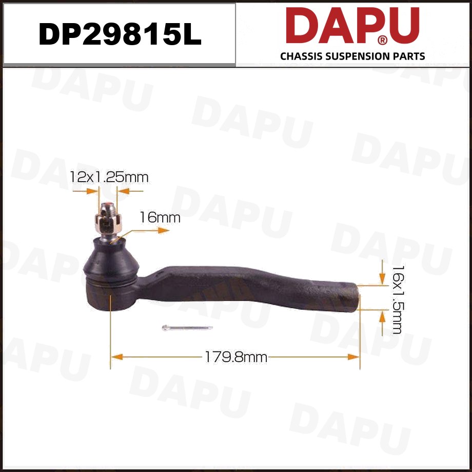 DP29815L Tie Rod End — DAPU AUTO PARTS
