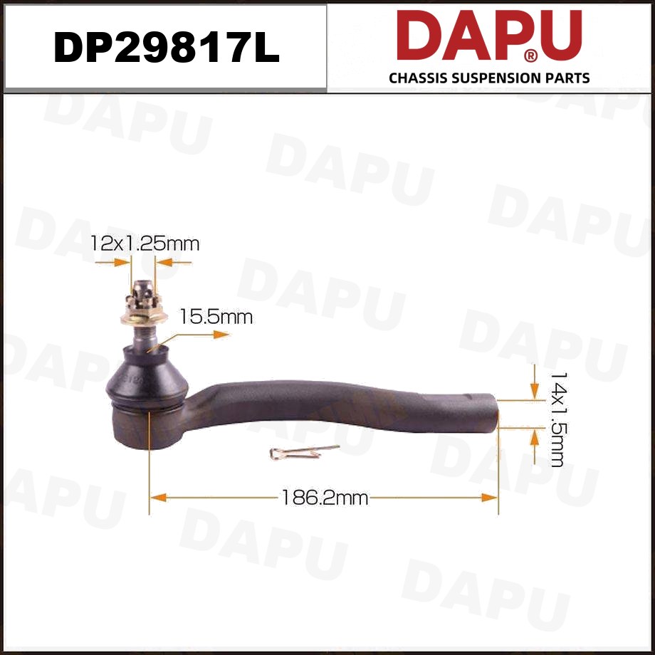 DP29817L Tie Rod End — DAPU AUTO PARTS