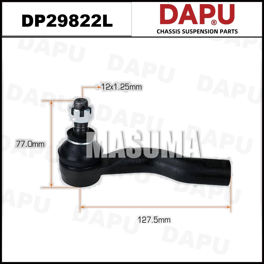 DP29822L Tie Rod End — DAPU AUTO PARTS