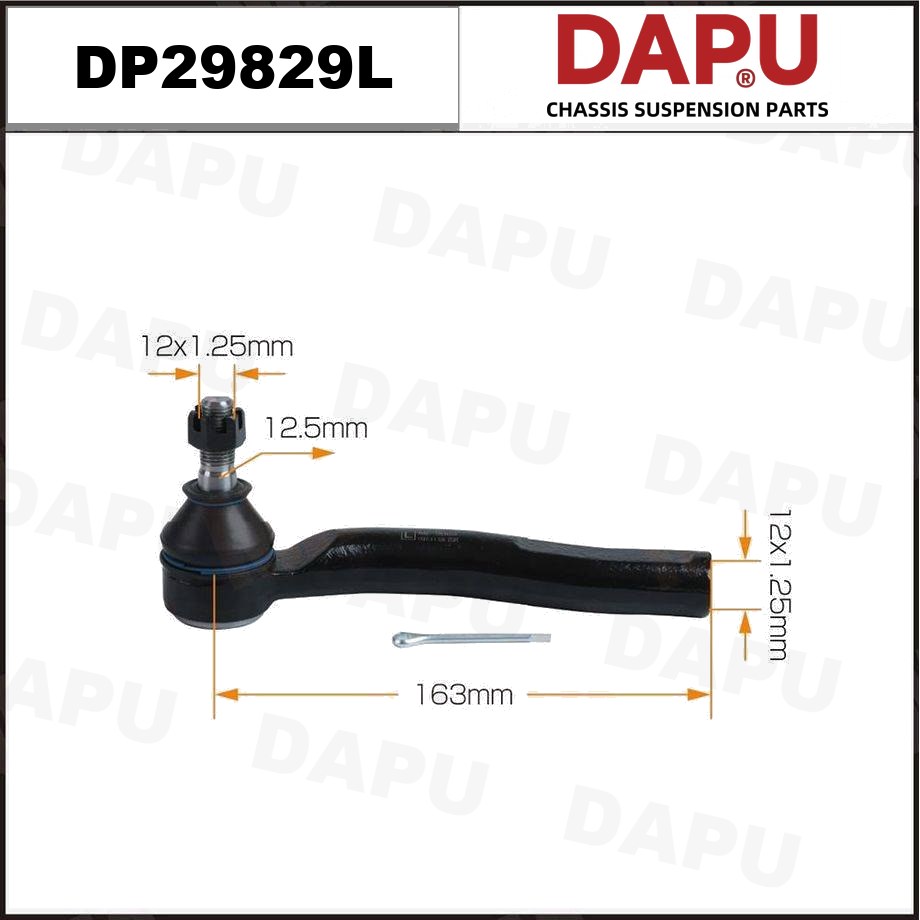 DP29829L Tie Rod End — DAPU AUTO PARTS