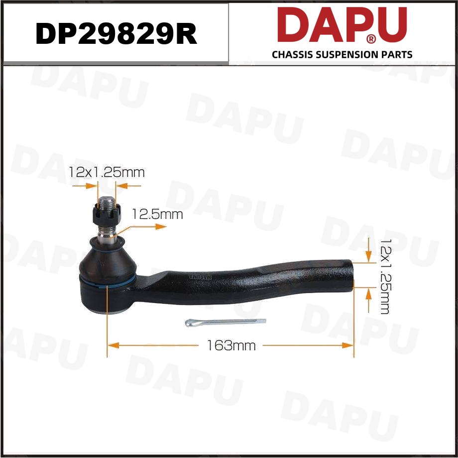 DP29829R Tie Rod End — DAPU AUTO PARTS