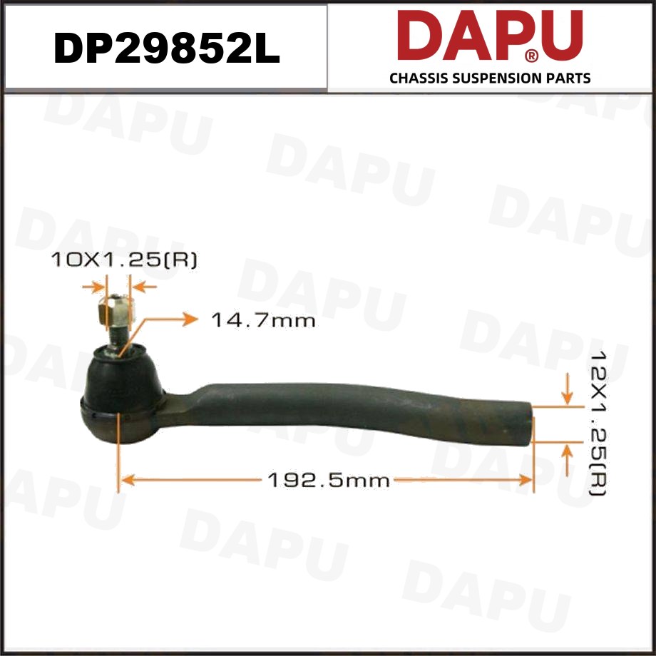 DP29852L Tie Rod End — DAPU AUTO PARTS