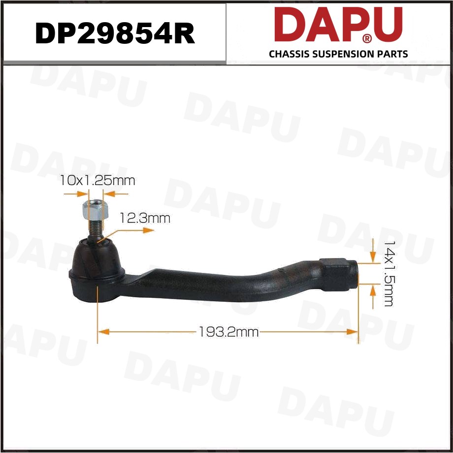 DP29854R Tie Rod End — DAPU AUTO PARTS