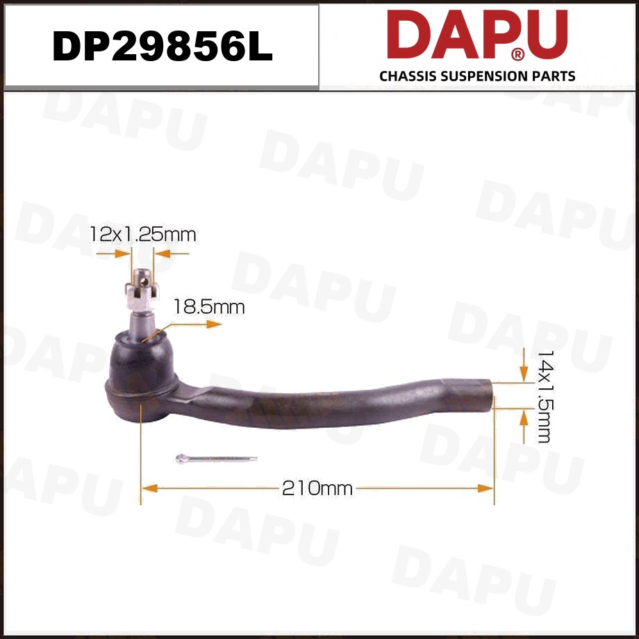 DP29856L Tie Rod End — DAPU AUTO PARTS
