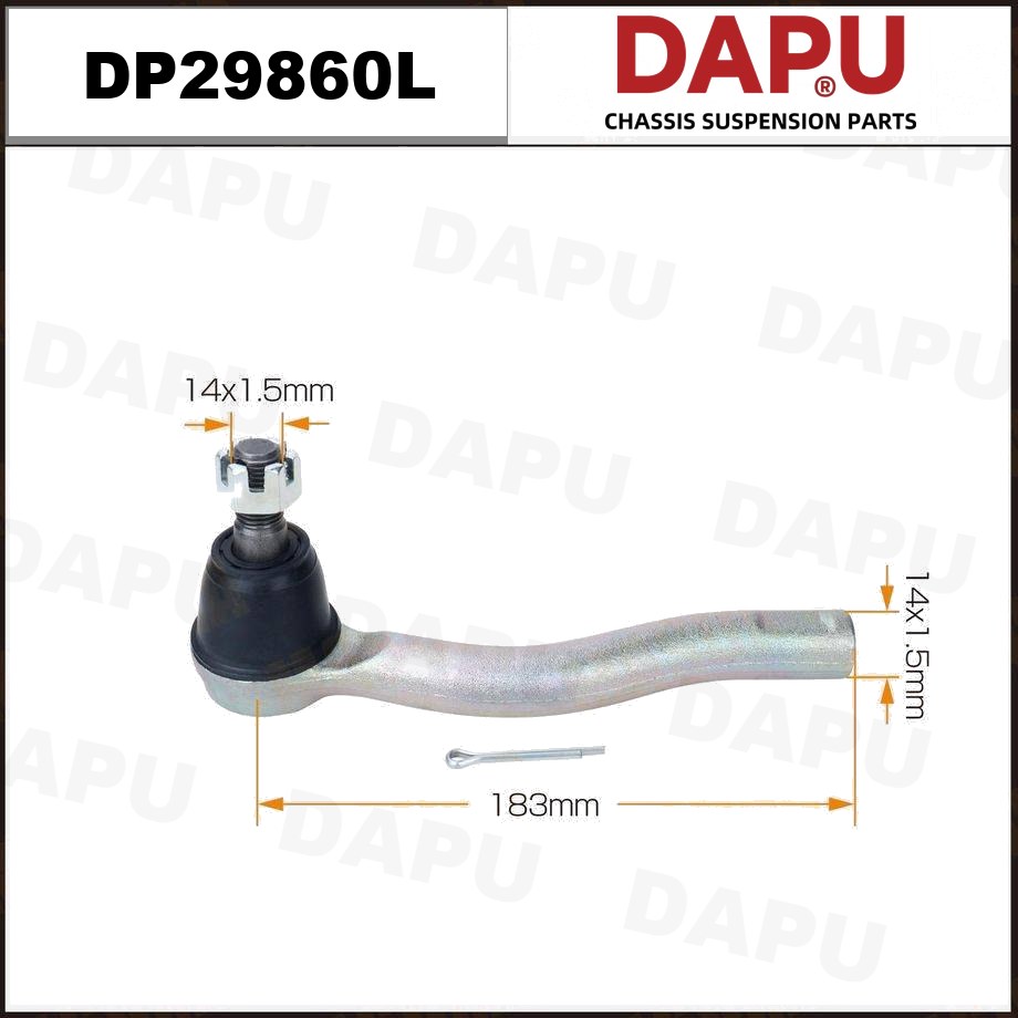 DP29860L Tie Rod End — DAPU AUTO PARTS