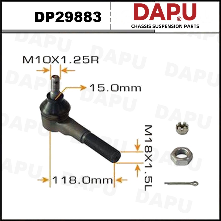 DP29883 Tie Rod End — DAPU AUTO PARTS