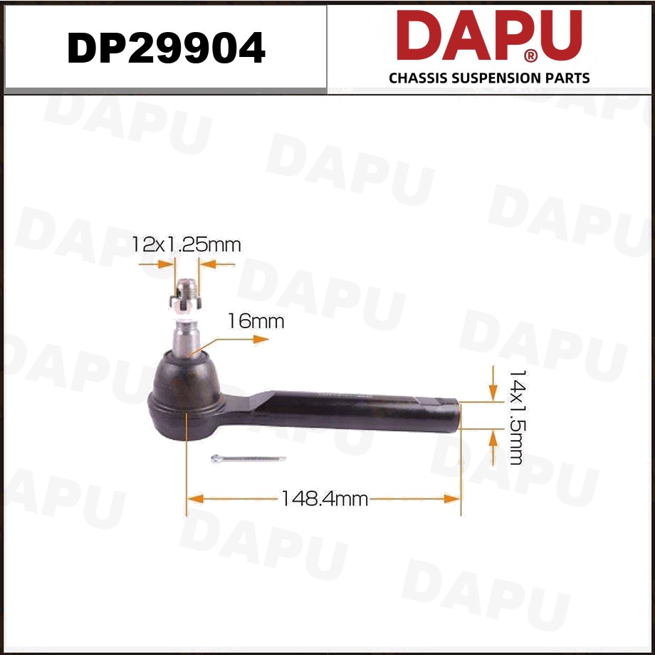 DP29904 Tie Rod End — DAPU AUTO PARTS