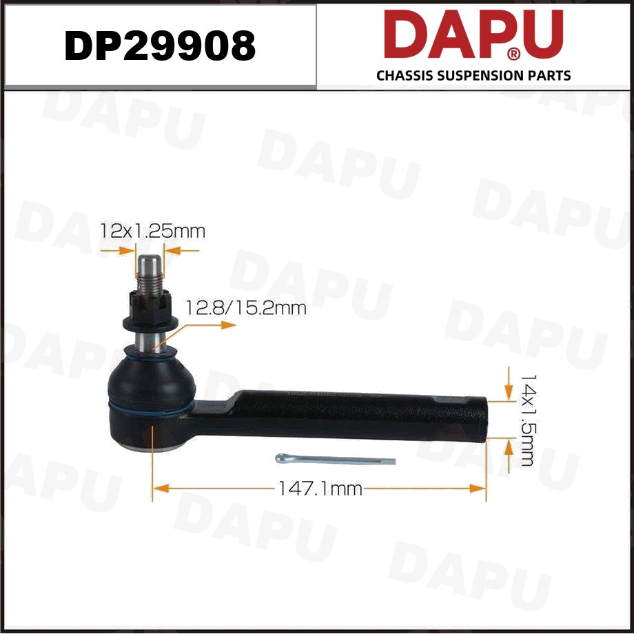 DP29908 Tie Rod End — DAPU AUTO PARTS