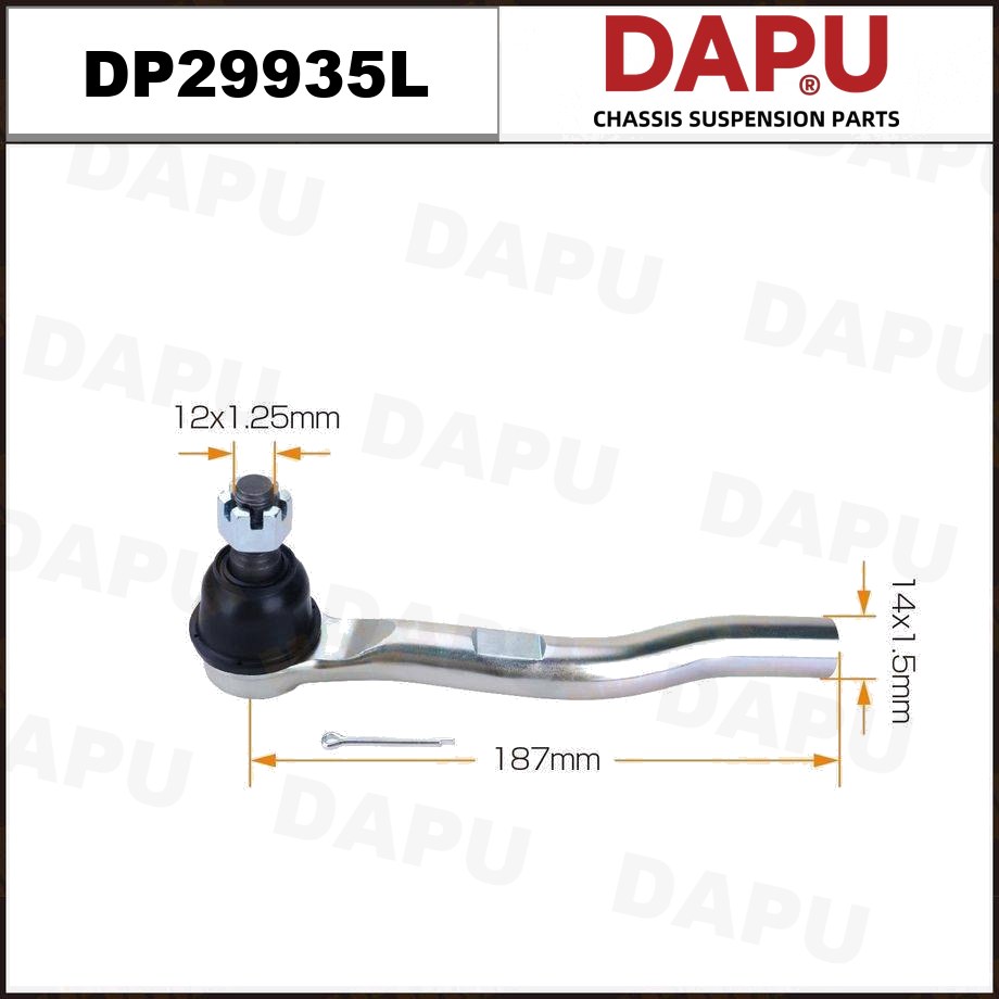 DP29935L Tie Rod End — DAPU AUTO PARTS