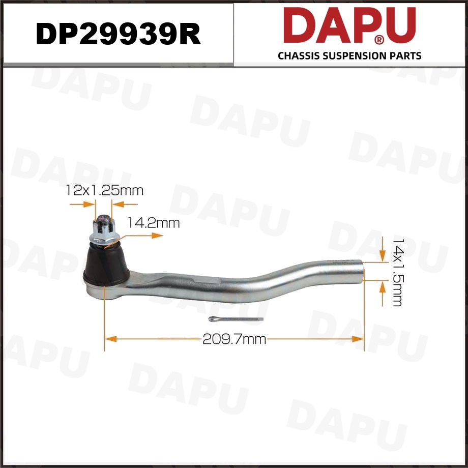 DP29939R Tie Rod End — DAPU AUTO PARTS