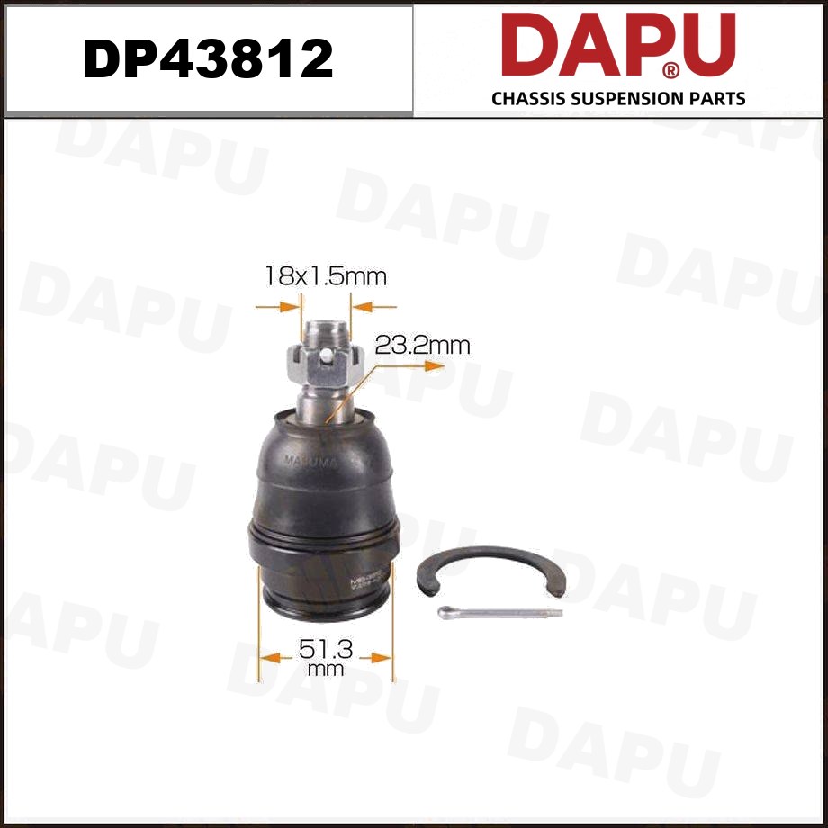 DP43812 Ball Joint — DAPU AUTO PARTS